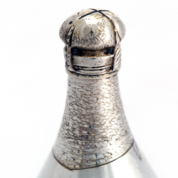 Silver Plate Pepper Mill Engraved Champagne Poivre