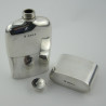 Superb Quality Victorian Sterling Silver Hip Flask