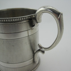 Charming Victorian Sterling Silver Christening Mug