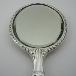 Sterling Silver Edwardian Reynolds Style Hand Mirror