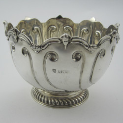 Charming Sterling Silver Monteith Style Bowl (1901)