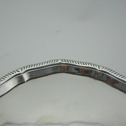 Victorian Sterling Silver Salver or Card Tray