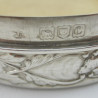 Oval Reynolds Angel Sterling Silver Trinket or Jewellery Box