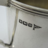Stylish Sterling Silver Christening Mug with Cylindrical Plain Body