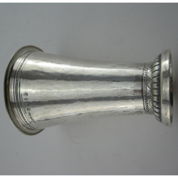 Bernard Muller Dutch Import Edwardian Sterling Silver Beaker or Vase