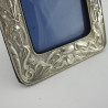 Art Nouveau Style Sterling Silver Edwardian Photo Frame