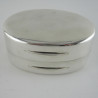 Good Quality Mappin & Webb Oval Sterling Silver Box (1916)
