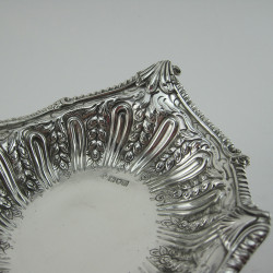 Decorative Oval Mappin Brothers Sterling Silver Dish or Basket