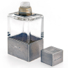 Asprey and Co Silver and Glass Perfume Bottle