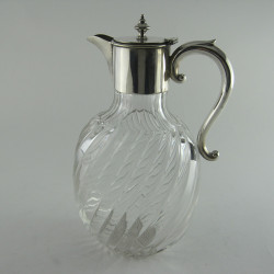 Good Quality Late Victorian Silver Plated Claret Jug (c.1895)