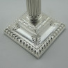 Impressive Pair of 33cm (13") Georgian Style Victorian Silver Plated Candlesticks