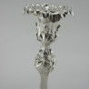 Early Victorian Smith & Sissons & Co Silver Plated Candlesticks