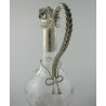Victorian Silver Plated Claret Jug with Rope and Tassel Finial