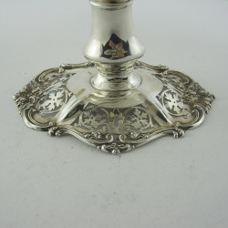 Impressive Large Edwardian Sterling Silver Table Comport or Centrepiece