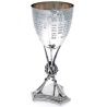 Victorian Royal Irish Regiment Silver Rifle and Wreath Goblet