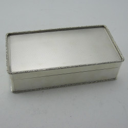 Superb Quality 495 Gram Sterling Silver Box (1937)
