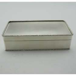 Superb Quality 495 Gram Sterling Silver Box