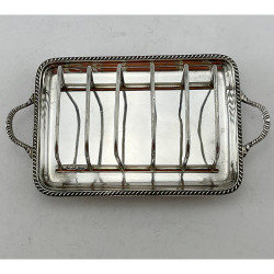 Good Quality Mappin & Webb Sterling Silver Toast Rack