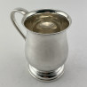 Baluster Shape Georgian Style Sterling Silver Pint Mug