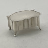 Unusual and Good Quality Sterling Silver Edwardian Jewellery Box (1906)