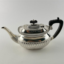 Late Victorian Sterling Silver Bachelor Style Tea Pot (1901)