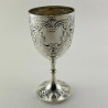 Decorative Late Victorian Sterling Silver Goblet (1901)