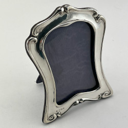 Shaped Rectangular Art Nouveau Style Sterling Silver Photo Frame (1903)