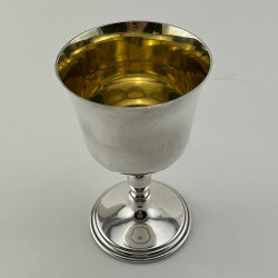 Very Good Quality Vintage Sterling Silver Goblet