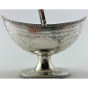 Boat Shaped Victorian Sterling Silver George III Style Sugar Basket