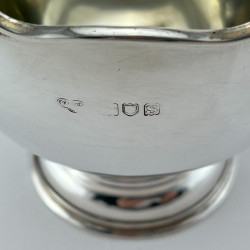 Charming Small Edwardian Sterling Silver Rose Bowl
