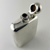 Very Large Goliath Silver Plated Hip Flask