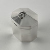 Beautiful Plain Sterling Silver Chester Tea Caddy