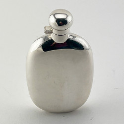Very Good Quality Vintage Sterling Silver Hip Flask (2000)