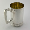 Handsome Late Victorian Pint Sterling Silver Mug (1899)