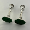 Pair of Good Quality George Unite Sterling Silver Candlesticks