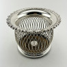 Pair of Victorian 12.7cm (5") High Silver Plated Bottle Coasters