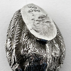Sampson Mordan Bird Shaped Sterling Silver Pin Cushion