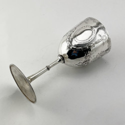 Good Quality Victorian Sterling Silver Goblet