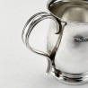 Good Quality Sterling Silver Baluster Shape Christening Mug