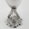 Victorian Silver Plated Cricket Trophy Goblet