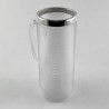 Stylish Victorian Silver and Glass Half Pint Mug