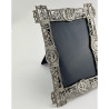 Sterling Silver Photo Frame Decorated with Urns Garlands and Roman Coins