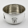 Charming Antique Sterling Silver Childs Bowl