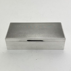 Smart Mappin & Webb Sterling Silver Trinket or Cigarette Box (1972)