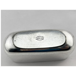 Good Quality Late Victorian Silver Plated and Leather Hip Flask