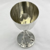 Unusual Late Victorian Silver Plated Rifle Motif Goblet