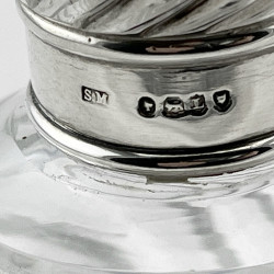 Stylish Antique Sampson Mordan Sterling Silver Topped Perfume Bottle