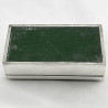 Handsome Sterling Silver Cedar Lined Trinket or Cigarette Box