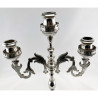 Superb Quality Pair of Victorian Silver Plated Three Light Candelabra