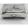 Silver Plated Embossed First World War Trinket or Cigarette Box
